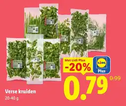 Lidl Verse kruiden aanbieding