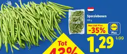 Lidl Sperziebonen aanbieding