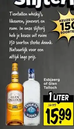 Vomar Voordeelmarkt Esbjaerg of Glen Talloch aanbieding