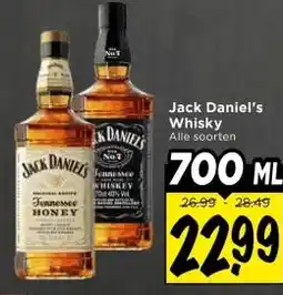 Vomar Voordeelmarkt Jack Daniel's Whisky aanbieding
