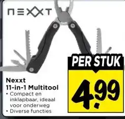 Vomar Voordeelmarkt Nexxt 11-in-1 Multitool aanbieding