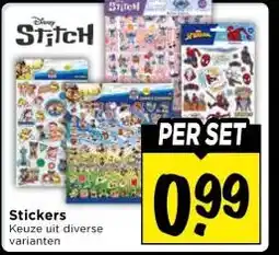 Vomar Voordeelmarkt Stickers aanbieding