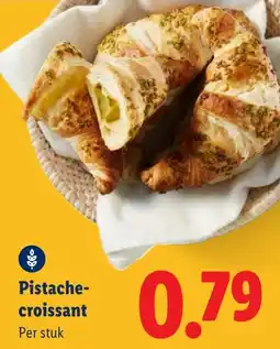 Lidl Pistache-croissant aanbieding