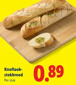 Lidl Knoflook-stokbrood aanbieding