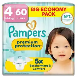 Trekpleister Pampers Premium Protection Maat 4 Luiers aanbieding
