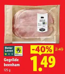 Lidl Gegrilde beenham aanbieding