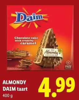 Lidl Almondy Daim taart aanbieding
