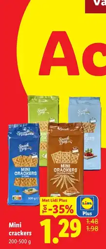 Lidl Snack Day Mini Crackers aanbieding