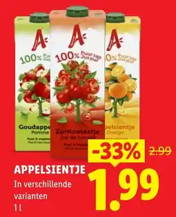 Lidl Appelsientje aanbieding