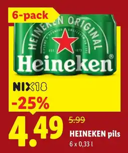 Lidl Heineken pils aanbieding
