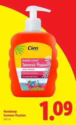 Lidl Cien Handzeep Summer Passion aanbieding