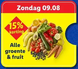 Lidl Alle groente & fruit aanbieding