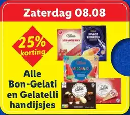 Lidl Alle bon-gelati en gelatelli handijsjes aanbieding