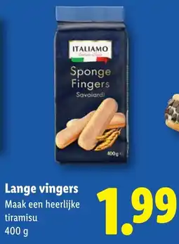 Lidl Italiamo Sponge Fingers aanbieding