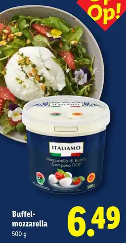 Lidl Itali amo Buffel-mozzarella aanbieding