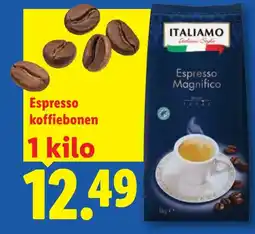 Lidl Espresso koffiebonen aanbieding