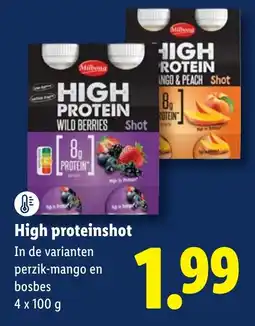 Lidl High proteinshot aanbieding