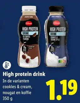 Lidl High protein drink aanbieding