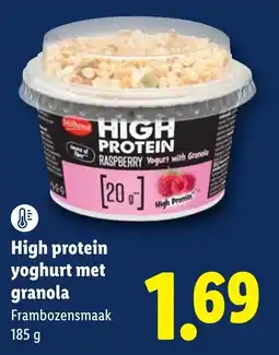 Lidl Milbona High Protein Yoghurt met Granola aanbieding
