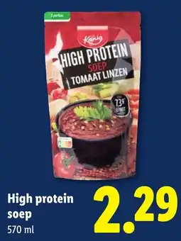Lidl Kanig High Protein Soep aanbieding