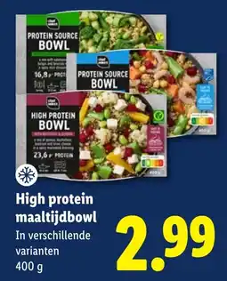 Lidl High protein maaltijdbowl aanbieding