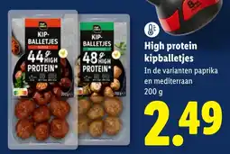 Lidl High protein kipballetjes aanbieding