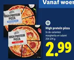 Lidl Alfredo High Protein Pizza aanbieding