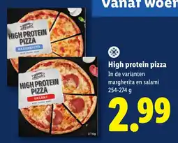 Lidl High protein pizza aanbieding