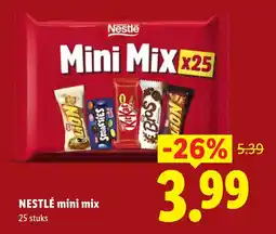 Lidl Nestlé mini mix aanbieding