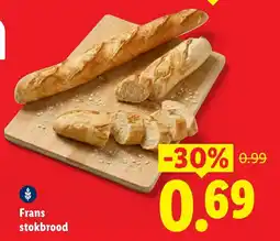 Lidl Frans stokbrood aanbieding