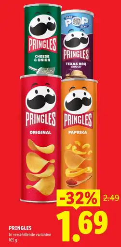 Lidl Pringles aanbieding