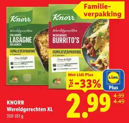 Lidl Knorr Wereldgerechten XL aanbieding