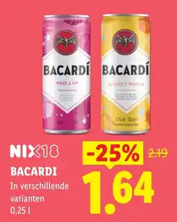Lidl Bacardi aanbieding