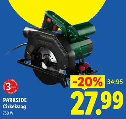 Lidl Parkside cirkelzaag aanbieding