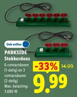 Lidl Parkside Stekkerdoos aanbieding