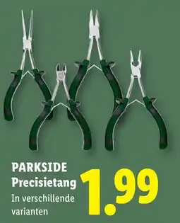Lidl Parkside precisietang aanbieding