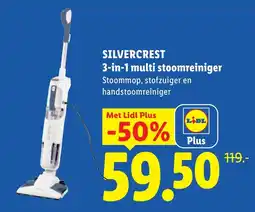 Lidl Silvercrest 3-in-1 multi stoomreiniger aanbieding