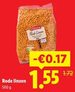 Lidl Freshona Rode Linzen aanbieding