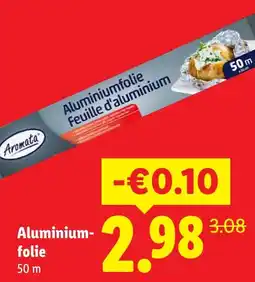 Lidl Aromata Aluminiumfolie aanbieding