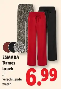 Lidl Esmara Dames broek aanbieding