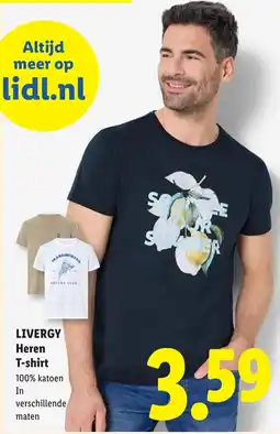 Lidl Livergy Heren T-shirt aanbieding