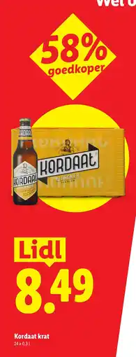 Lidl Kordaat krat aanbieding