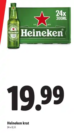 Lidl Heineken krat aanbieding