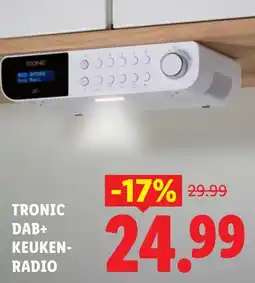 Lidl Tronic Dab+ Keukenradio aanbieding