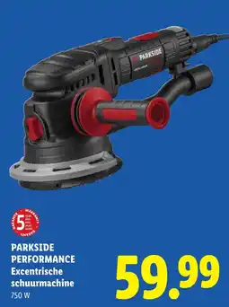 Lidl PARKSIDE PERFORMANCE Excentrische schuurmachine aanbieding