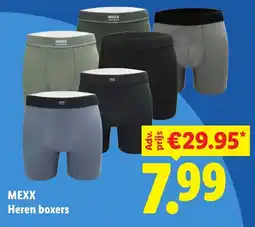 Lidl Mexx heren boxers aanbieding