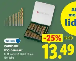 Lidl Parkside HSS-borensset aanbieding