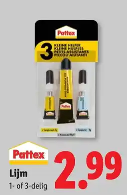 Lidl Pattex Lijm aanbieding