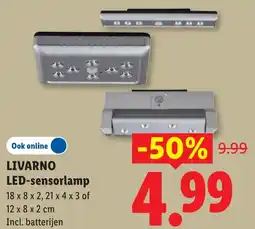 Lidl Livarno LED-sensorlamp aanbieding