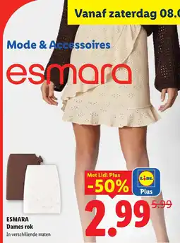 Lidl Esmara Dames rok aanbieding